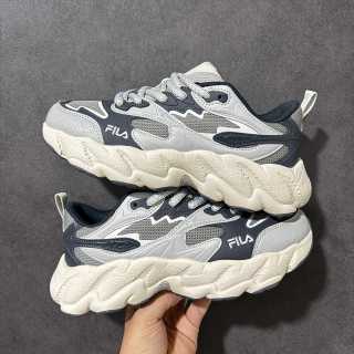 FILA FERN Fern Grass White Navy Low-Top Dad Shoe