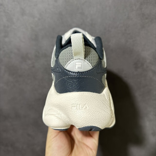 FILA FERN Fern Grass White Navy Low-Top Dad Shoe view 5