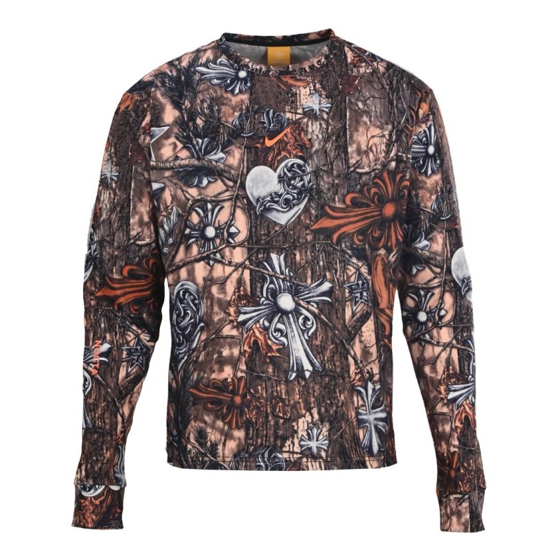 Chrome Hearts x Nike x Nocta All-Over Print Long Sleeve Tee