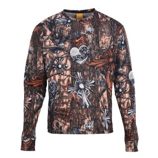 Chrome Hearts x Nike x Nocta All-Over Print Long Sleeve Tee