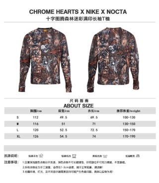 Chrome Hearts x Nike x Nocta All-Over Print Long Sleeve Tee view 10