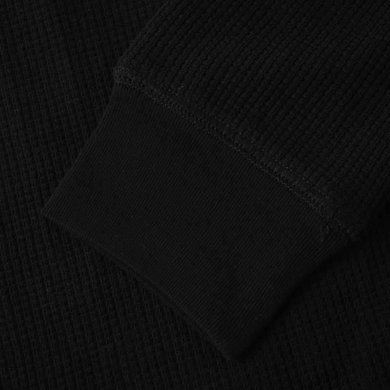 Chrome Hearts Waffle Knit Dagger Print Long Sleeve Black view
