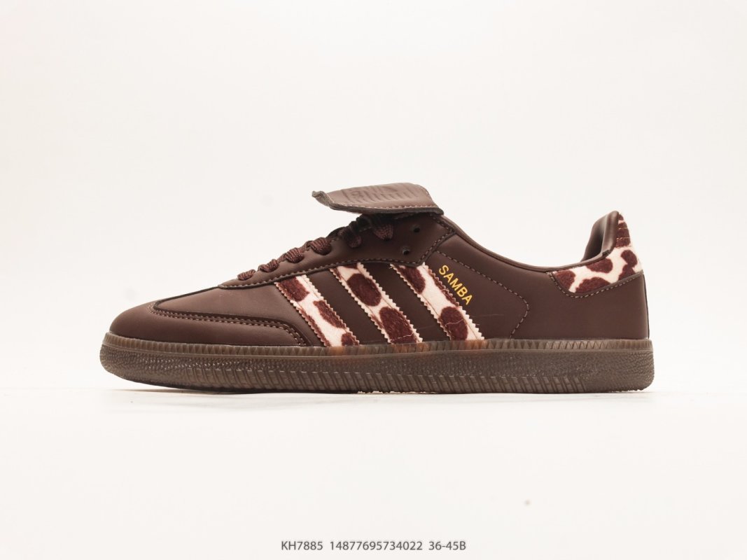 Adidas Samba OG Brown Cream Low Top Casual Sneaker