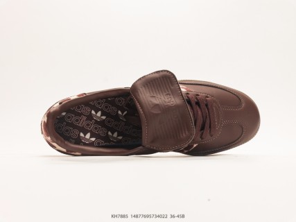 Adidas Samba OG Brown Cream Low Top Casual Sneaker view 3