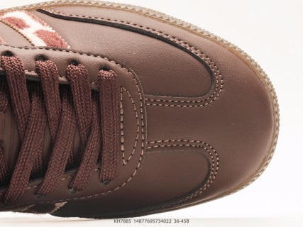 Adidas Samba OG Brown Cream Low Top Casual Sneaker view 8