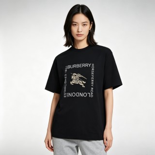 Burberry EQT Logo Black T-Shirt Replica view 3