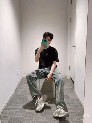 Balenciaga Triple S Black White Grey Replica Sneaker view 8