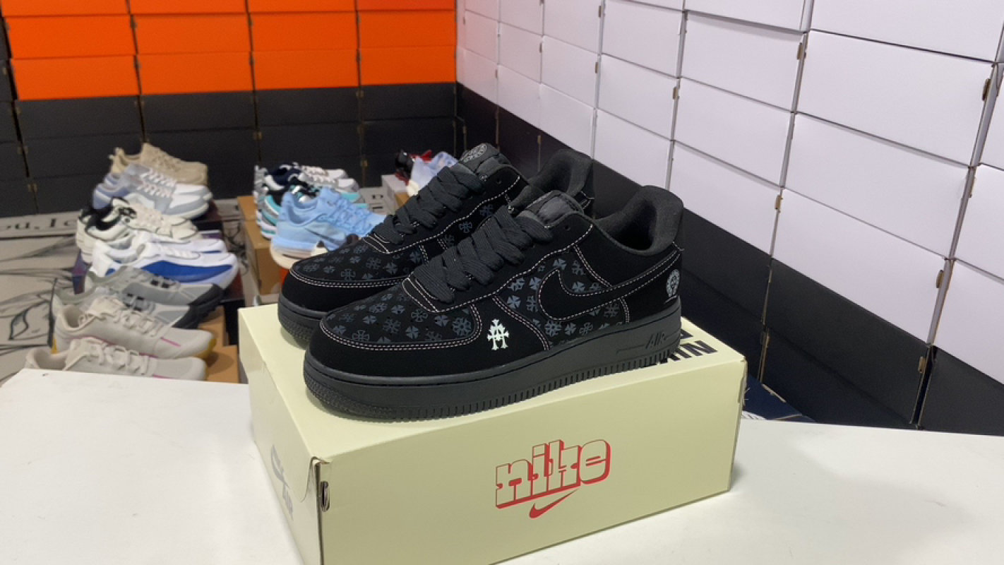 Nike Air Force 1 Low Black Quilted Collaboration UA Sneaker