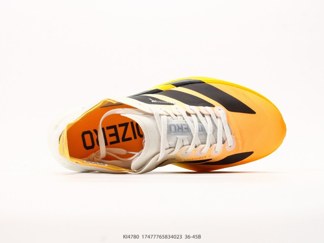 Adidas Adizero Adios Pro 4 M White Black Yellow view