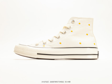 Converse Chuck 70 Daisy Embroidery High Top Canvas Cream