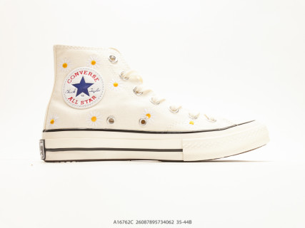 Converse Chuck 70 Daisy Embroidery High Top Canvas Cream view 2