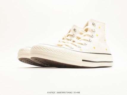 Converse Chuck 70 Daisy Embroidery High Top Canvas Cream view 5