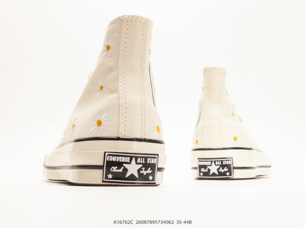 Converse Chuck 70 Daisy Embroidery High Top Canvas Cream view