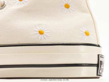 Converse Chuck 70 Daisy Embroidery High Top Canvas Cream view 7