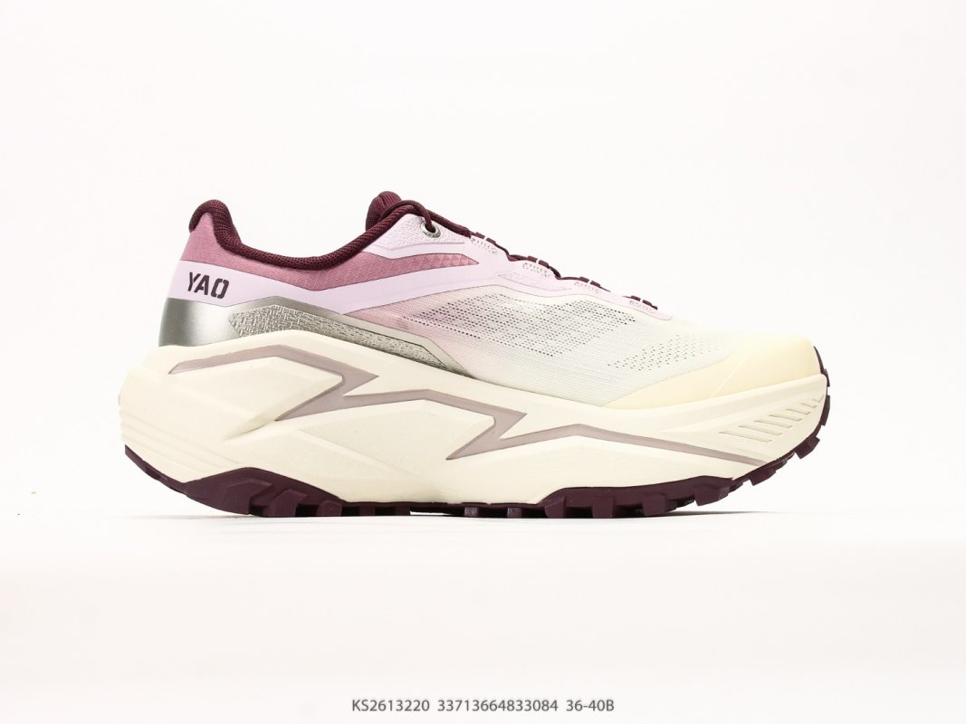 Kailas Fuga Yao 3 SUV Trail Running Shoe Cream Burgundy view