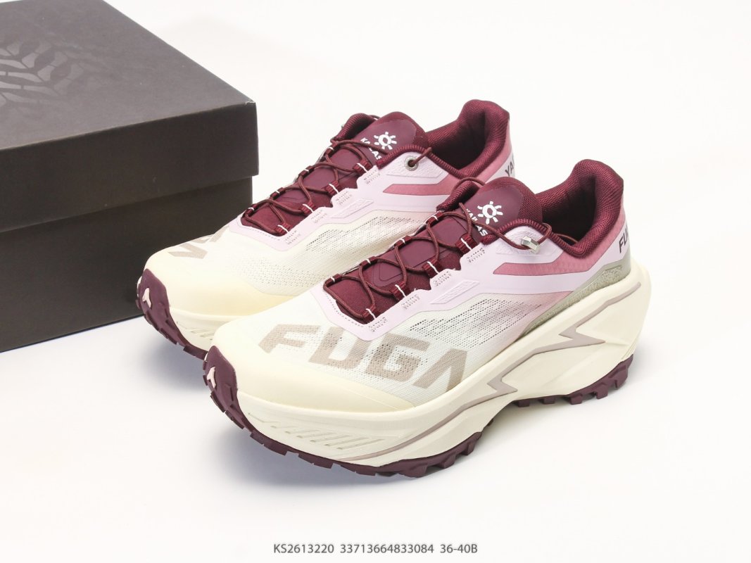 Kailas Fuga Yao 3 SUV Trail Running Shoe Cream Burgundy view