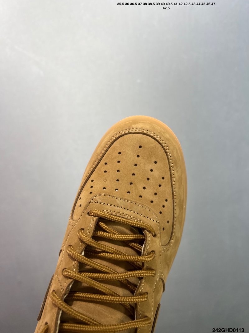 Nike Air Force 1 High Wheat/Gold UA Replica view