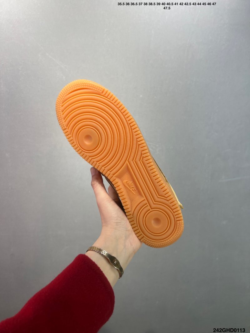 Nike Air Force 1 High Wheat/Gold UA Replica view