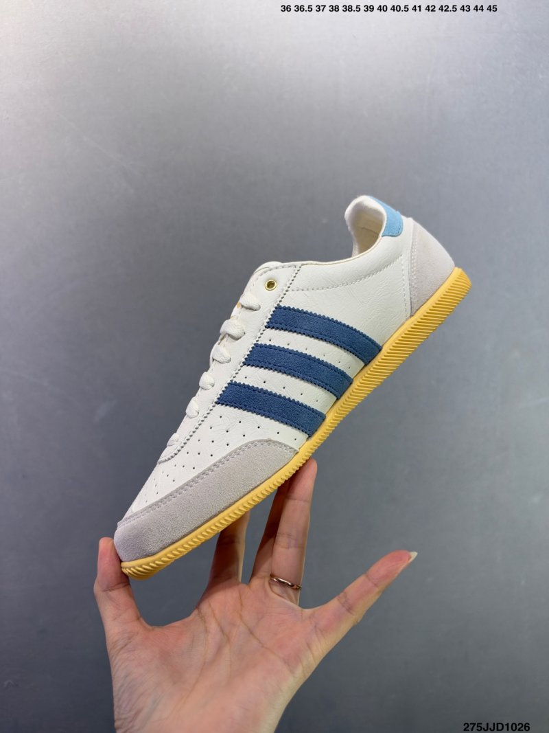 Adidas Japan Vintage Casual Trainer Cream Navy view