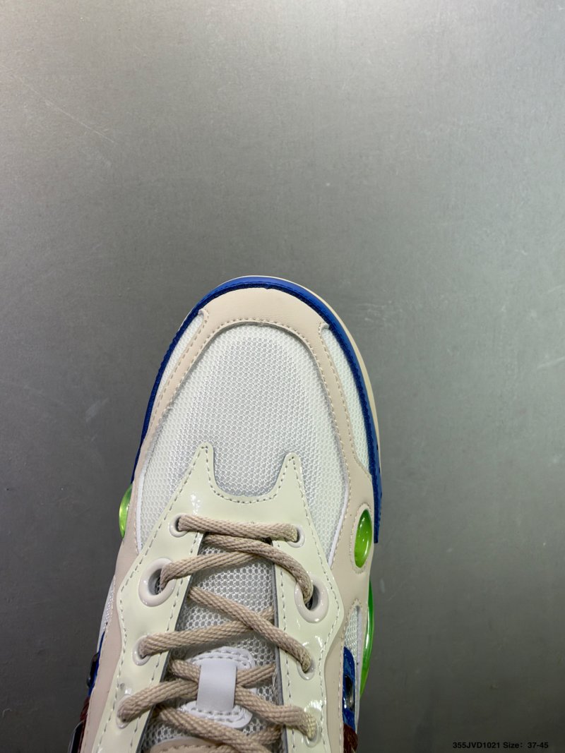 Adidas x Raf Simons Ozweego 2 Cream Blue Green view