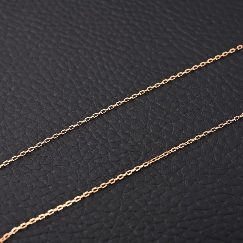 Cartier Love Double Ring Full Diamond Necklace Rose Gold view