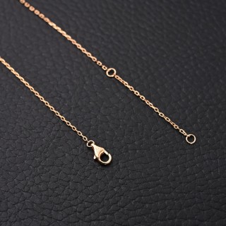 Cartier Love Double Ring Full Diamond Necklace Rose Gold view 7