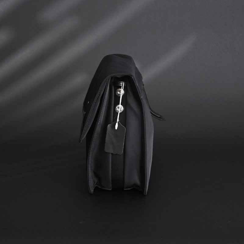 Prada Nylon Messenger Bag Black 30cm UA Replica view