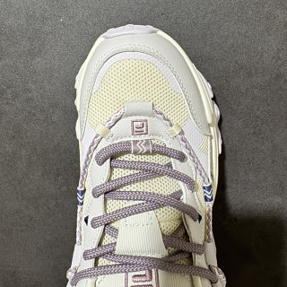 FILA Ray Tracer 5.0 White Purple Low-Top Dad Shoe view 6