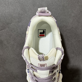FILA Ray Tracer 5.0 White Purple Low-Top Dad Shoe view 7