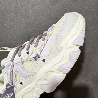 FILA Ray Tracer 5.0 White Purple Low-Top Dad Shoe view 9