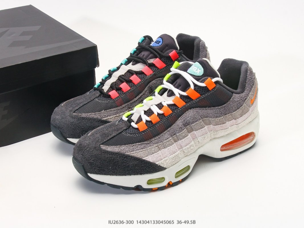 Nike Air Max 95 OG Charcoal Orange Cream UA Replica view
