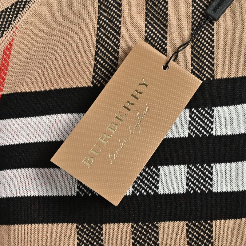 Burberry Classic Check Wool Cardigan Hoodie - Camel view
