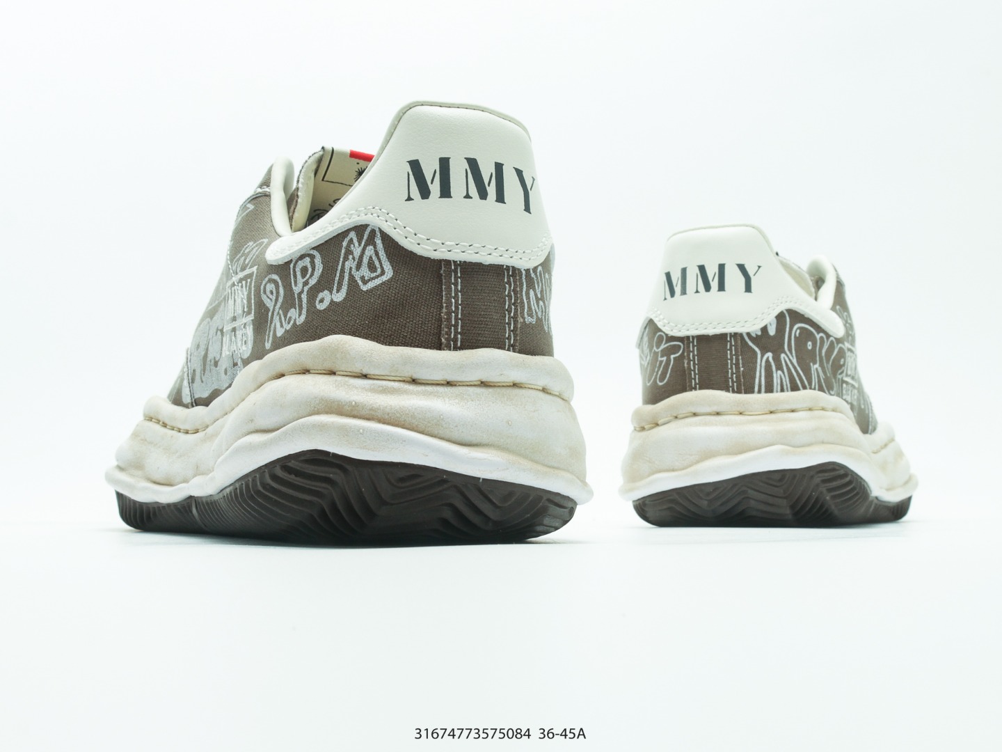 Mihara Yasuhiro Hank Low Canvas Sneaker Olive view