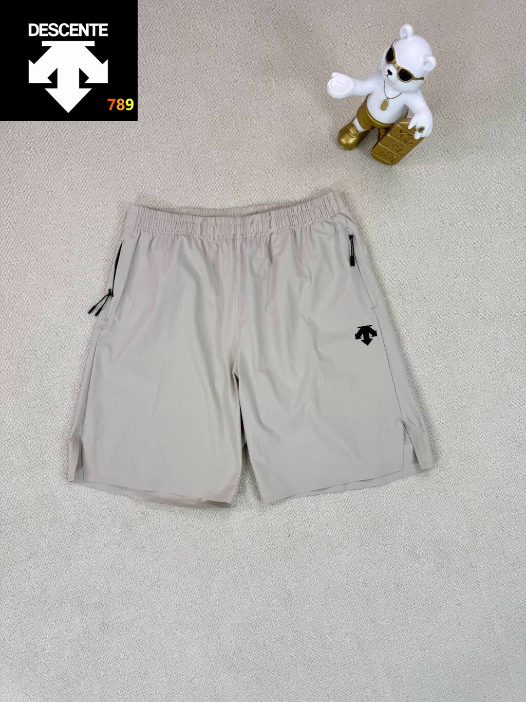 Descente Men's Ice-Silk Quick-Dry Sport Shorts Black view