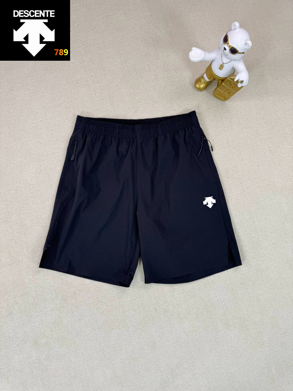 Descente Men's Ice-Silk Quick-Dry Sport Shorts Black view
