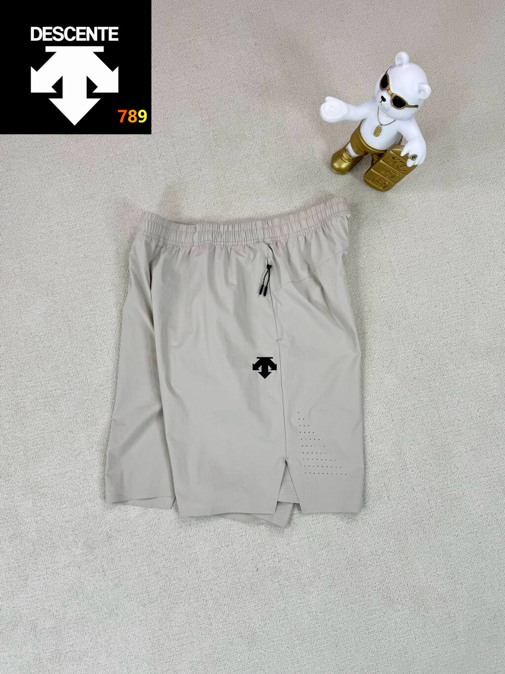 Descente Men's Ice-Silk Quick-Dry Sport Shorts Black view