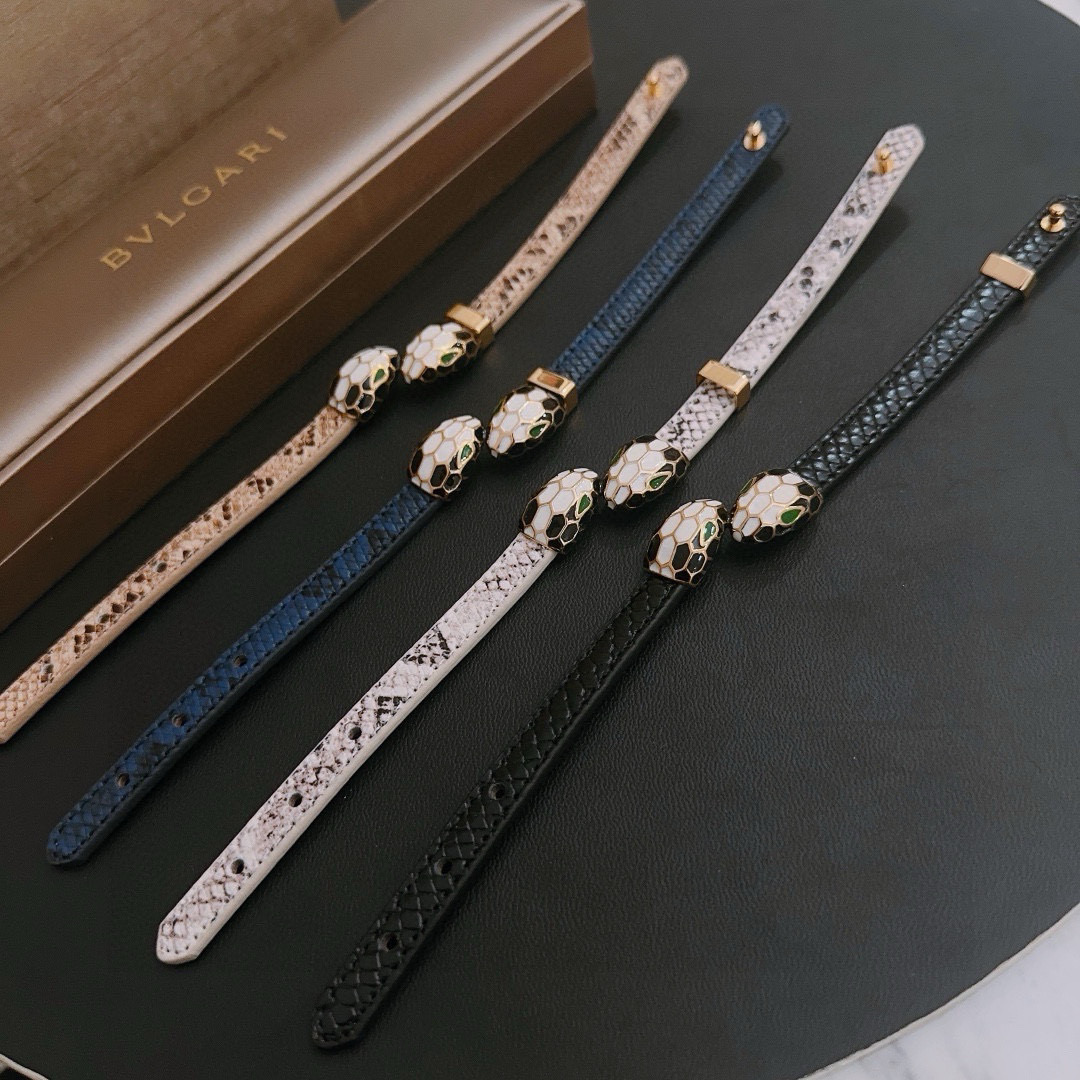 Bvlgari Leather Bracelet view