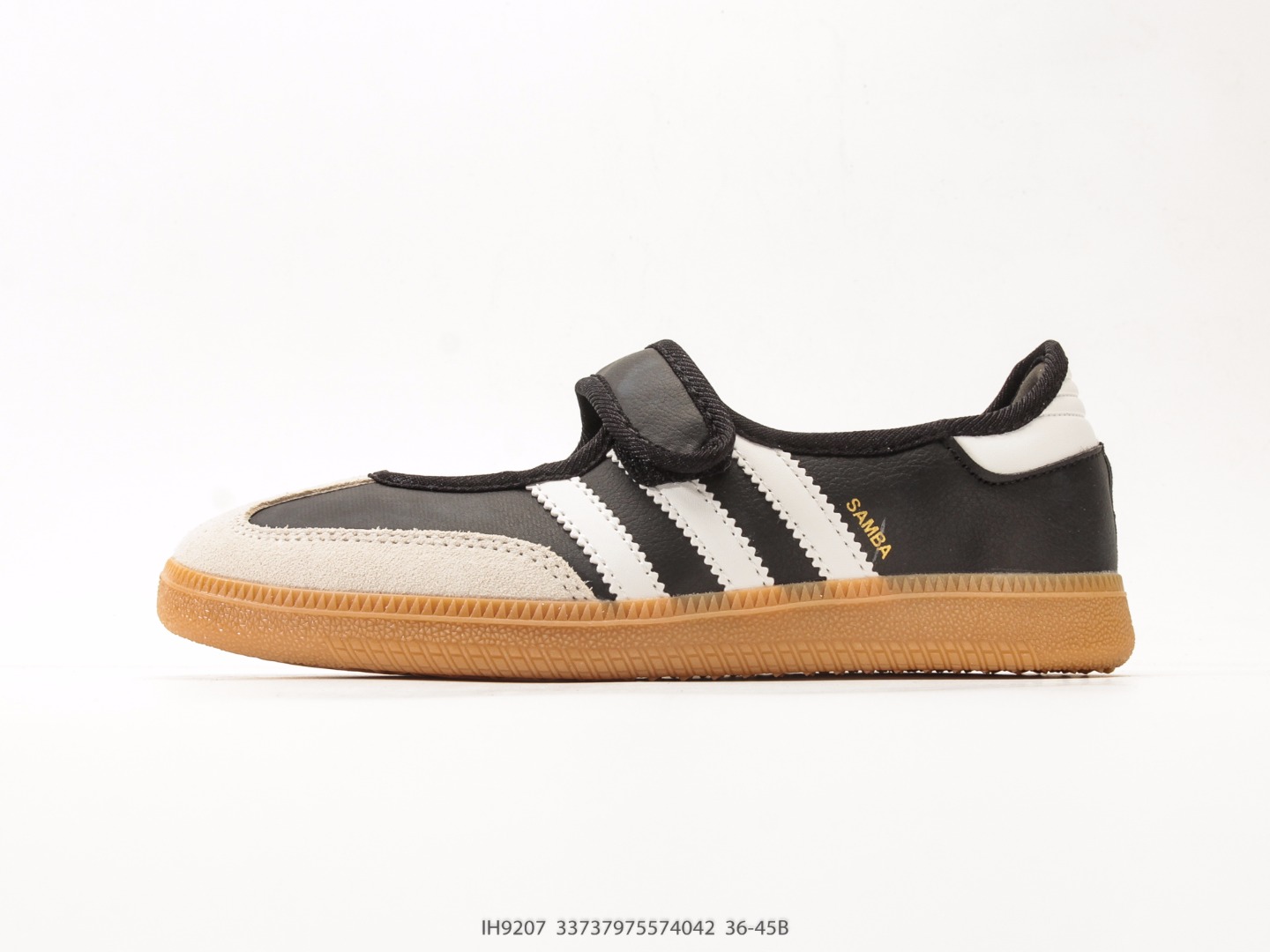 Adidas Samba Jane Mary Jane Ballet Sneaker Beige IH9207