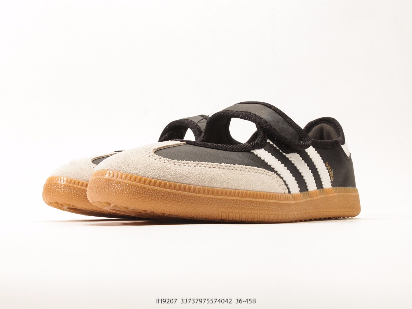 Adidas Samba Jane Mary Jane Sneaker Black/White/Gum view