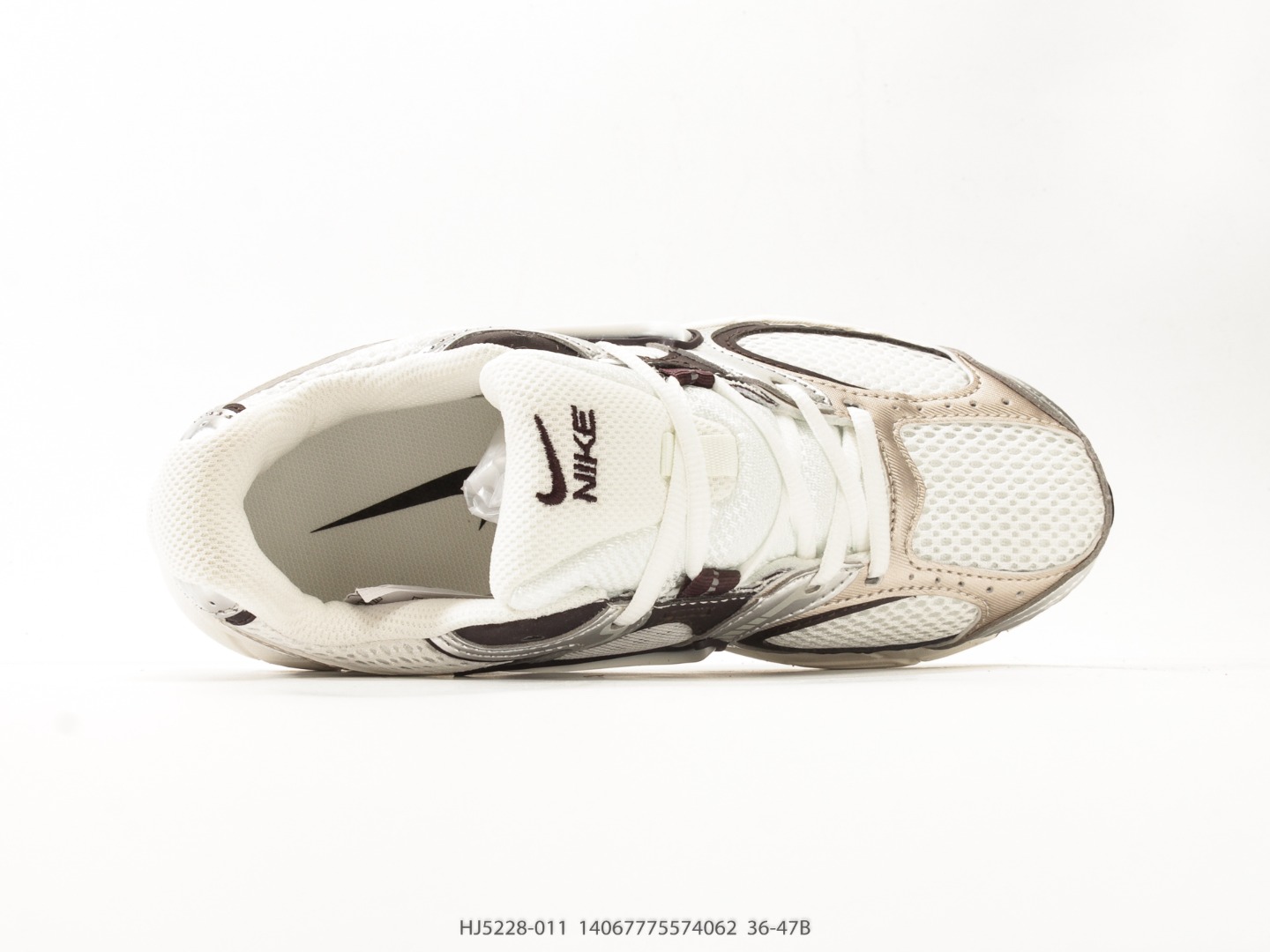 Nike V2K Run Cream Black view