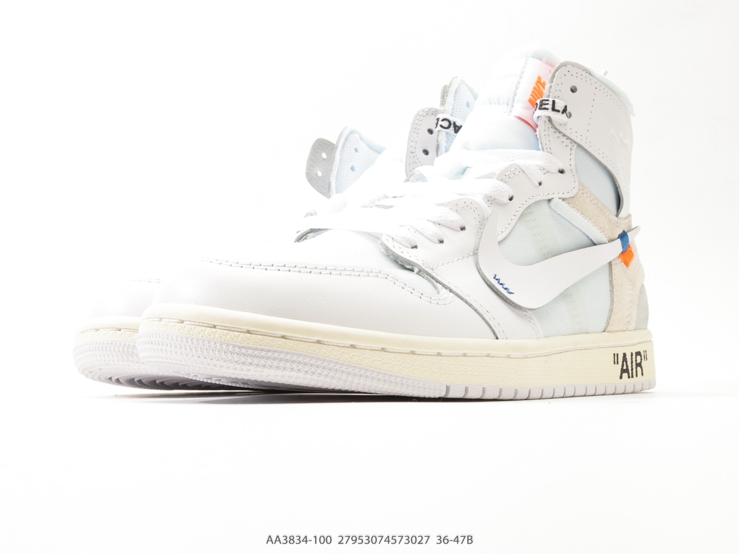 Off-White x Air Jordan 1 Retro High OG 'White' view