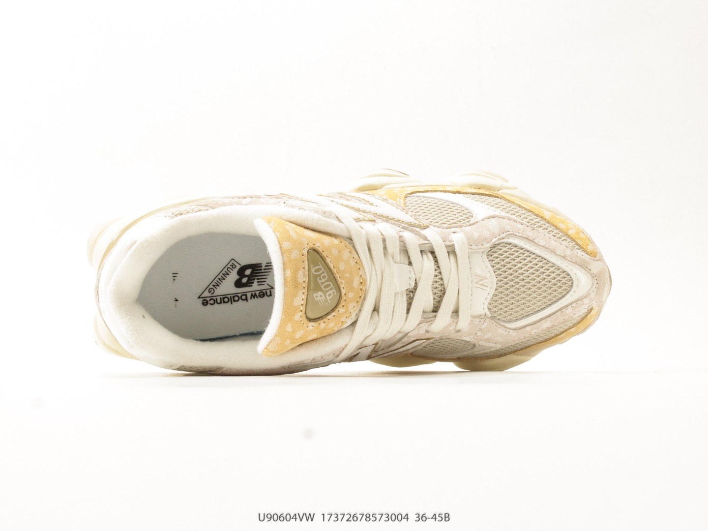 New Balance 9060 Grey Suede Mesh view