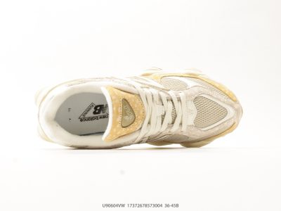 New Balance 9060 Grey Suede Mesh view 3