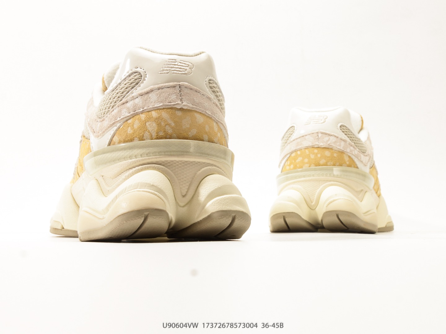 New Balance 9060 Grey Suede Mesh view