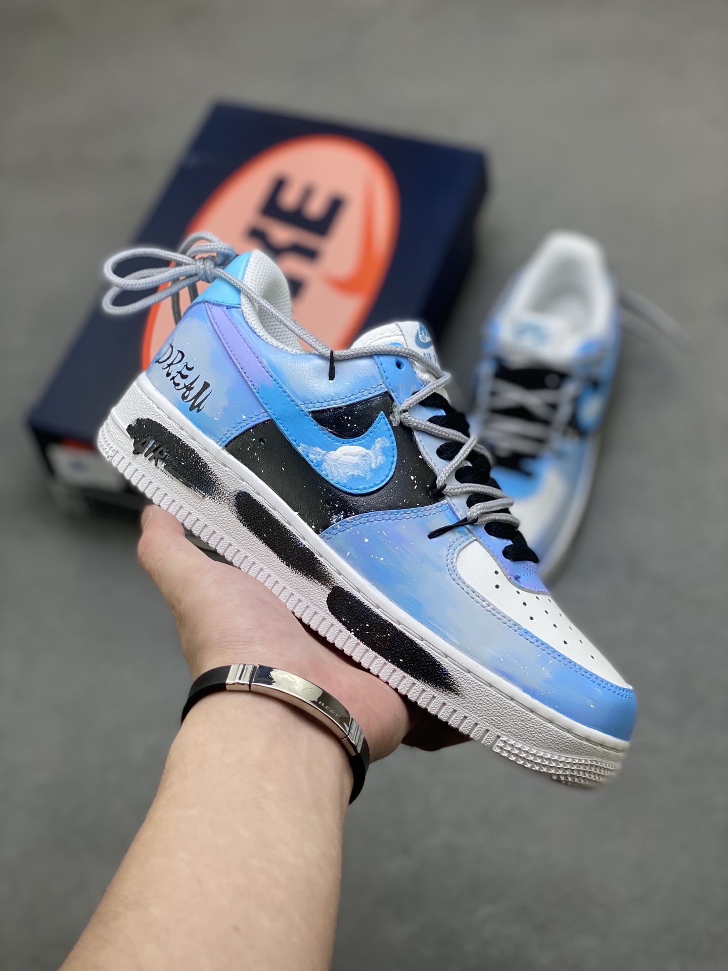 Nike Air Force 1 Low Blue Orange White