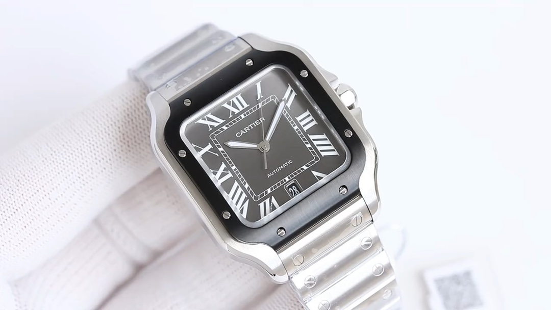 Cartier Santos Series Stainless Steel Watch