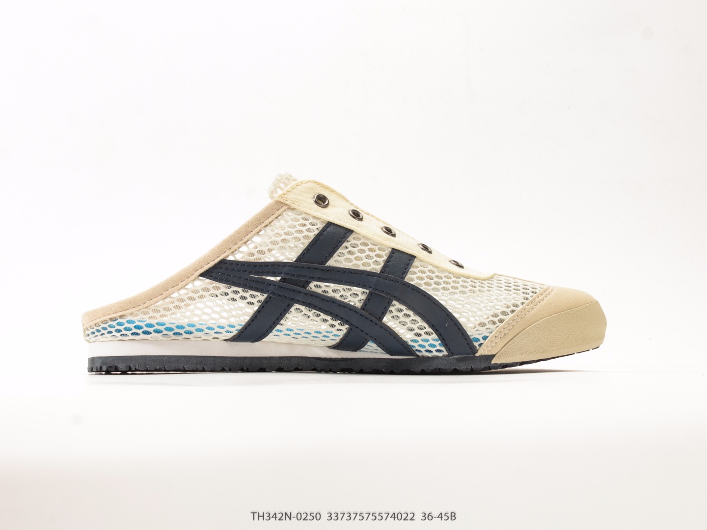 Onitsuka Tiger Mexico 66 Sabot Cream/Navy/Blue view