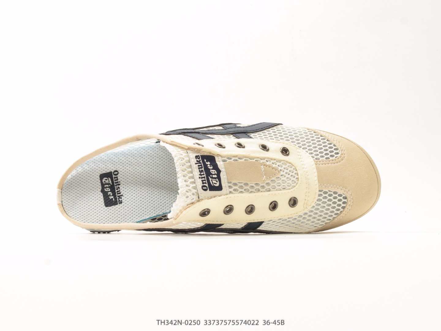 Onitsuka Tiger Mexico 66 Sabot Cream/Navy/Blue view