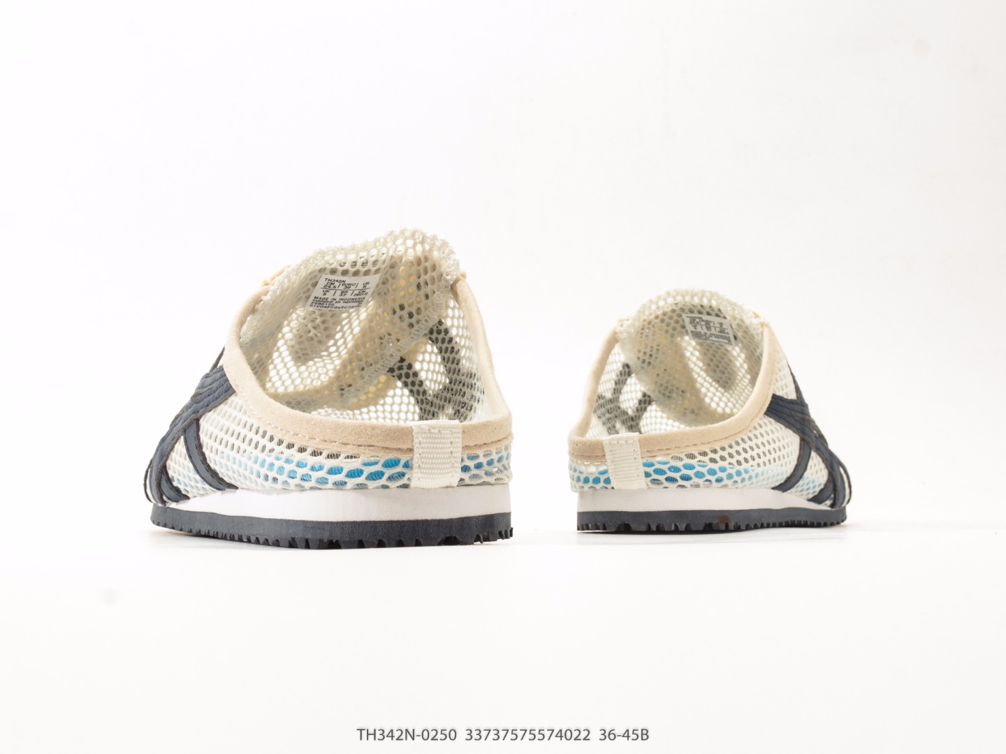 Onitsuka Tiger Mexico 66 Sabot Cream/Navy/Blue view