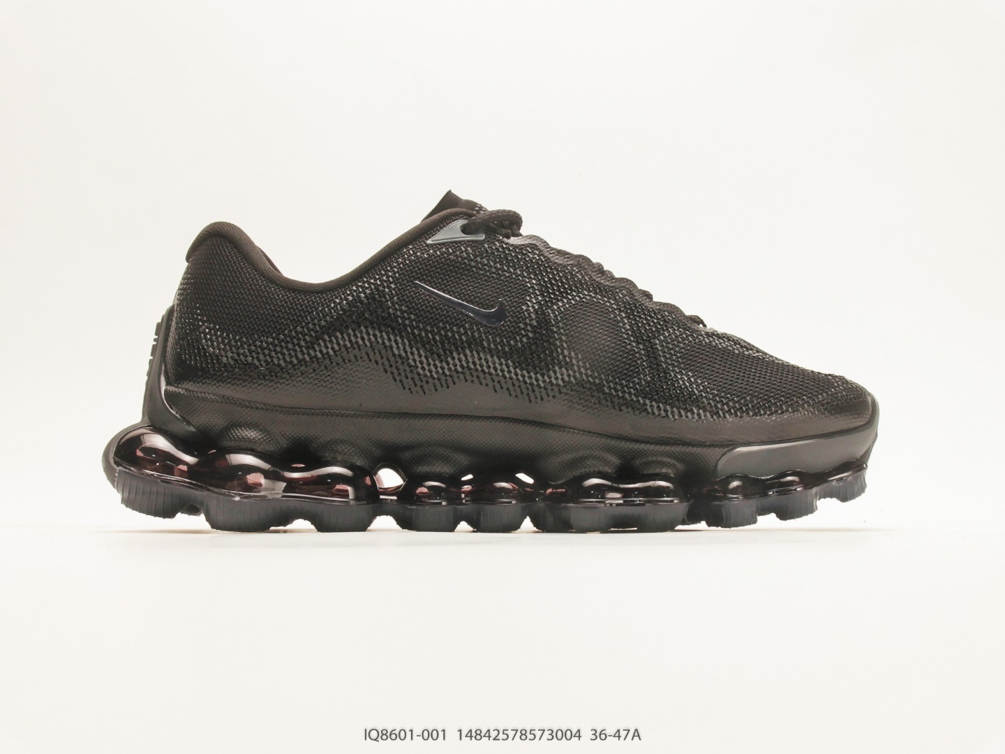 Nike Air Max Low-Top Running Sneaker Black view